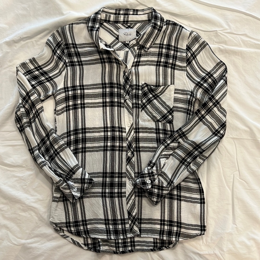 Rails button down flannel, women’s small